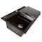 Nantucket Sinks Large Double Bowl Prep Station Topmount Granite Composite Brown PR3420PS-BR - alternate 5